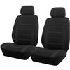 WSXCDE Coprisedili Auto, per Fiat Panda 2021 2020 2019 2018 2016 Copri Sedile Auto Anteriore, Pelle Traspirante Impermeabile Sedere Protezion Sedili Coprisedile,D