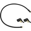 INFINAUTO Prolunga Per Gonfiatore Pneumatici 1Pc Con Mandrino Indeformabile | Nero, Tono Oro, Gomma, Metallo, Diametro Interno 7.8mm, Filettatura M8x0.8, 1 Tubo + 2 Mandrino Indeformabile