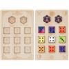 BENECREAT 2 Stili D&D Spell Slot Tracker, Incisione Laser, Vassoio per Dadi In Legno per Collezionisti di Dungeons And Dragons, Accessorio Regalo DND Da 150x100mm