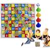 Generico Gioco del Serpente, Scale e Gioco da Tavolo, Divertente per Famiglie Adulti e Bambini durante Viaggi