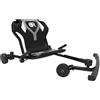 EzyRoller Drifter Pro X veicolo per bambini da 4 a 14 anni triciclo trike scooter a tre ruote veicolo divertente a tre ruote (negro)