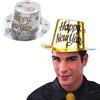 Carnival Toys Carnival 4444 - Cappello Happy New Year in Carta Metallizzata, Colori Assortiti