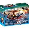 Playmobil - 70493 - Barca dei Pirati con Lo squalo Martello