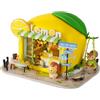 CUTEROOM Casa delle Bambole Casa in Miniatura, Kit artigianale per casa in miniatura con interruttore magnetico a forma di limone, adatto agli adulti, Regalo di Natale Compleanno