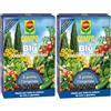 COMPO Blu, Concime Granulare Universale, Fertilizzante per Tutte le Colture da Orto e Giardino, 1 kg (Confezione da 2)