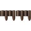 CELLFAST Palizzata Da Giardino Bordura Bordatura Elastica Resistente Ai Raggi UV Al Gelo Altezza 95 mm Lunghezza 2,4 m (Confezione da 2)
