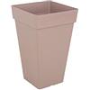 Artevasi Vaso Alto Quadrato Capri 65 cm Tortora