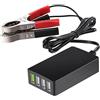 Lafeier DC portatile con clip batteria, 12V/24V a 5V 4-Port USB Charger Multiport Adapter Altri Smart Phone & Tablet