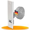 MEISTERBAU - Avvolgitore per tapparelle da incasso [Made in Germany]- Avvolgitore per tapparelle con copertura - Avvolgitore per cinghia per tapparelle 23 mm [senza cinghia]