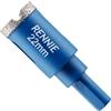Rennie Tool Company Fresa diamantata da 22 mm con gambo triangolare per piastrelle in porcellana, ardesia, pietra, granito, marmo e vetro. Sega a tazza diamantata/tagliatrice per fori