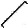 vidaXL Maniglie per Mobili 5pz Nere 320mm in Acciaio Inox