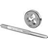 Burkit No 6-40 UNF Maschio e Die Set mano destra, 6 x 40 UNF Filettatura Macchina Tap e Round Die