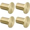 SAYAYO Ganci Accappatoio Bagno Ganci Appendiabiti, Appendi Strofinacci Cucina Gancio da Parete Appendi Accappatoio Bagno Grande Gancio in Acciaio Inox Oro, 4 Pezzi, 45MM