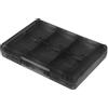 KlsyChry Scatola di cartucce per porta carte da gioco 28 in 1 per giochi Nintendo DS 3DS (Nero)