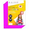 m-office Fogli Colorati A4 80g Per Stampanti e Lavoretti Creativi · m-office (50f, Rosa Fluo)