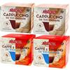 Generico Set 80 Capsule Ristora Compatibili con le Macchine ad uso domestico Nescafè®* Dolce Gusto®* 40 Cappuccino da zuccherare 40 Ginseng da zuccherare