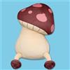 FuRyu Delicious IN Segreta Motchiri Grande Peluche Walking Fungo Japan Ufficiale