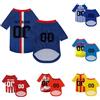 Generico Maglia per cani personalizzata, magliette da calcio personalizzate per animali domestici con nome/numero, maglia da calcio per cani di piccola taglia media (Stile 14)