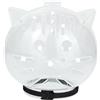 Fiocias Museruola per Gatti Maschera Facciale Casco Copertura Bocca Antimorso Realizzata in PP PE Traspirante Adatta a Addestramento Viaggi Casa, L