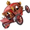 RORPOIR Decorazione Metallo Carrozza Vintage Statuetta Piccola per Scrivania Idea Creativa per Feste e Speciali