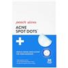 Peach Slices - Punti per acne (30 ct) - Cerotti idrocolloidali per brufoli per il viso - Assorbe la pistola, protegge la raccolta e supporta la guarigione - 3 misure (7, 10, e 12 mm) - Vegan, Cruelty