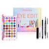 Hinourisha Set di Trucchi, Tutto in Uno Trucchi Set per Occhi, 40 Colori Palette di Ombretti con Mascara Matita per Eyeliner Sopracciglia Pennelli, Set Regalo Trucco Occhi Completo,MakeUp Regalo Set#3