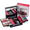 RoseFlower 25 Colori Tavolozza di Ombretti, Palette di Ombretti Ultra Colorati Contiene ombretto opaco brillante, fard, correttore e rossetto, Mini Vassoio per il Trucco Multifunzionale Portatile