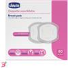 CHICCO (ARTSANA SPA) CHICCO COPPETTE ASSORBILATTE 60 PEZZI 2026