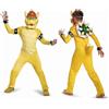 Disguise Nintendo DISK85147G Costume Bowser Deluxe per bambini, cartone animato, verde, L