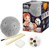 BUKI FRANCE - Dig a Planet Luna - Scava la Luna e Scopri 6 Vere Pietre Preziose - Quarzo Rosa Ossidiana Corniola - Kit Geologia e Mineralogia - Gioco Scientifico - Da 8 Anni - 447