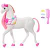 Barbie Lo Schiaccianoci - Cavallo del Regno dei Dolci, con la criniera colorata e profumata e magici dettagli, pettine e accessori al profumo di caramella inclusi, JLW55