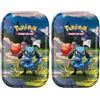 Pokémon: miniscatola da collezione Espansione Megaevoluzione - Ascesa Eroica (Riolu e Darumaka) del GCC Pokémon (1 foglio adesivi, 1 carta illustrazione Pokémon della miniscatola e 2 buste espansione)