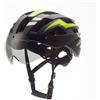 GOOFF Blitz Casco da bicicletta - Casco leggero Velo con visiera magnetica e luce LED - Casco doppio per uomo e donna - Casco regolabile individualmente con luce
