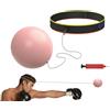 Generico Pelota De Boxeo | Equipo De Compacto Y Ajustable De Boxeo Interior Con Cinta Para La Cabeza | Pelota De Ejercicio Inflable - Para Mejorar Velocidad De Golpeo Y Reflejos En Casa