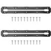Bbajszx Staffa per binari Scorrimento per Kayak da 2 Set Staffa per Accessori per Kayak Supporto per Binario Montaggio Supporto per Canna da Pesca Base Montaggio Supporto per Accessori Facile da