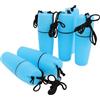 Phefop Set di Bottiglie per Kayak a Secco, Contenitori Sigillati Galleggianti per Barche Impermeabili in ABS 6 Pezzi con Corda per Gancio per Immersioni, Snorkeling, Surf, Paddle Board (YELLOW)