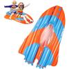 Generico Tavola da surf,Antiscivolo Pieghevole Portatile - Adatta per Aereo e Piscina,per Principianti, Bambini, Uomini, Donne, Spiaggia, Piscina, Acqua e all'aperto