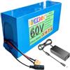 FREEDOH Pacco batterie al Litio da 60 V 60 V 12 Ah 15 Ah 18 Ah 21 Ah 25 Ah 27 Ah 30 Ah 33 Ah 40 Ah Batteria Ricaricabile con Caricabatterie,60v25ah