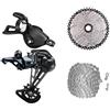 Generico Compatibile con Gruppo Shimano Deore SLX M7100 1x12 velocità MTB, Leva Cambio Deragliatore Posteriore M6100 Cassetta 12S 46T-52T,Componenti(52T Set)
