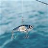 Phefop Esche da Pesca a LED, Luce Subacquea in Plastica per Esca, Confezione da 2 7,5 X 2,5 X 1, Cm 200mAh Lampada Attrattiva Notturna per Pesci per Pesca di Calamari Lago Fiume Barca da