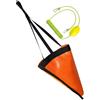 ZYIHNIRB Ancora da Barca Kit Ancora Galleggiante con Boa di Ancoraggio con Sacca da Deriva Materiali Durevoli Portatile per Maggiore Adatto a, Corda Verde, 18inch