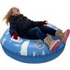 Generico Inflatable Sled - Double Handles Heavy Duty Winter Toys, Durable Snow Sliding Tube, Cold Weather Outdoor Recreation Equipment, Safe Family Adventure Ride Accessory | Fun Skiing Support