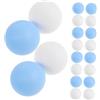 TOYANDONA 50 Pezzi Palline e Scritte da Ping Pong Cuciture Opache Colorate per Giochi Ricreativi Estrazioni