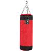Vistreck Sacco da Boxe Vuoto per Allenamento di Karate - Sacco da Boxe e Calcio Ammortizzante con Catena e Gancio in Metallo (1 m/3,3 piedi)