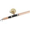 FILFEEL Canna da Pesca Telescopica da 26 Pollici con Set di Mulinelli Portatile per Accessori Blu per la Pesca Sul Ghiaccio Invernale all'aperto (GOLD)