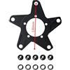 ReachMall Adattatore Corona In Lega di Alluminio 104 130 per bcd CNC Fresato Resistente all'usura Per Otto Sided Drive Motor Urban Commuting Ebike
