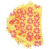 Tofficu Cuffia da Nuoto Doppio Strato a Petali di Fiore Giallo Donna Protezione Chioma e Asciugatura Rapida per Piscina e Parco Acquatico