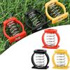 ReachMall Morsetto per cerniera a molla con fibbia a C per bici pieghevole Brompton, design migliorato, installazione sicura, colore: nero, rosso, giallo, coppia