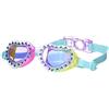 Bling 2O Bling2o - Occhialini da nuoto per bambine e ragazze, protezione UV, anti appannamento, età 3+ (I Love You Too Blue)