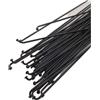 XVDRFSD Raggi Bici 10PC Bicycle Spokes Stainless Steel Spokes 26 inch 27.5 inch 29 inch Straight Head Spokes Road Bike Elbow Steel Bar Bicycle Parts(Straight 300mm)